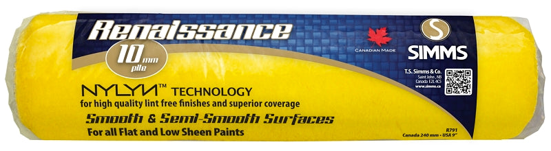 Renaissance R-791 Roller Refill, 10 mm Thick Nap, 240 mm L