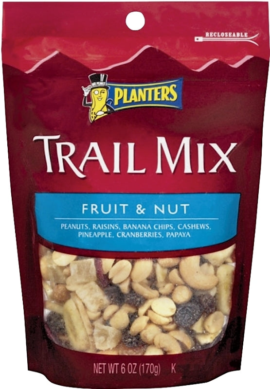 Planters 422519 Trail Mix, Fruit, Nut, 6 oz, Bag