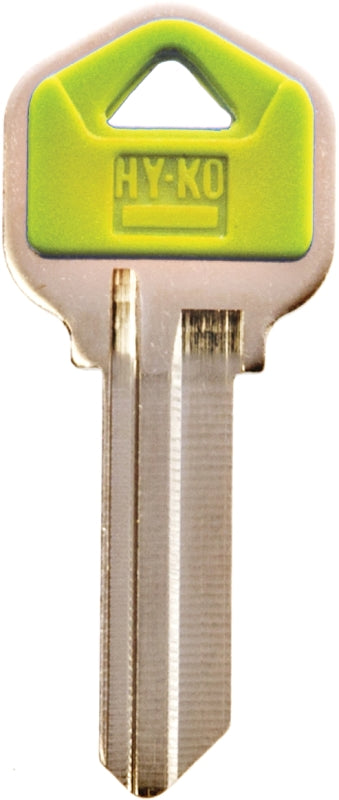 Hy-Ko 13005KW1PY Key Blank, Brass/Plastic, For: Kwikset Cabinet, House Locks and Padlocks