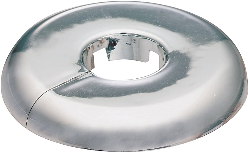 Plumb Pak PP811-31 Floor and Ceiling Plate, 1 in Dia, 3-1/2 in W, Plastic, Chrome