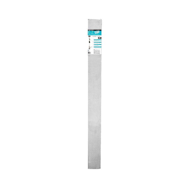 Trimaco E-Z UP 54736 Dust Containment Sheeting Pole, Heavy-Duty, 6 ft 9-1/2 in to 16 ft L, Aluminum, Black/Gray