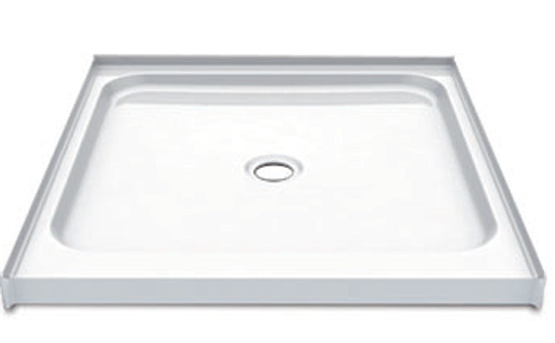 Maax 148022-000-002293 Shower Base, 32 in W, 32 in H, Fiberglass