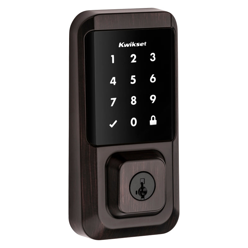 Kwikset Halo Series 939 WIFI TSCR 11P Touchscreen Wi-Fi Enabled Smart Lock, Venetian Bronze, Residential, AAA Grade