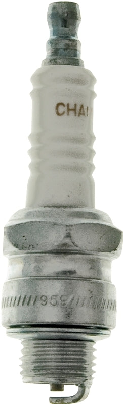 Champion J8C Spark Plug, 0.027 to 0.033 in Fill Gap, 0.551 in Thread, 0.813 in Hex, Copper, For: Small Engines
