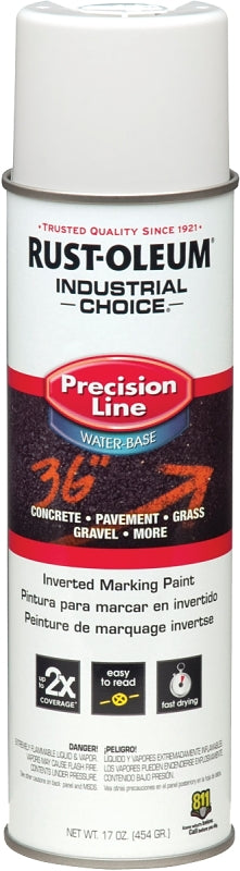 Industrial Choice 203039 Inverted Marking Spray Paint, White, 17 oz, Can
