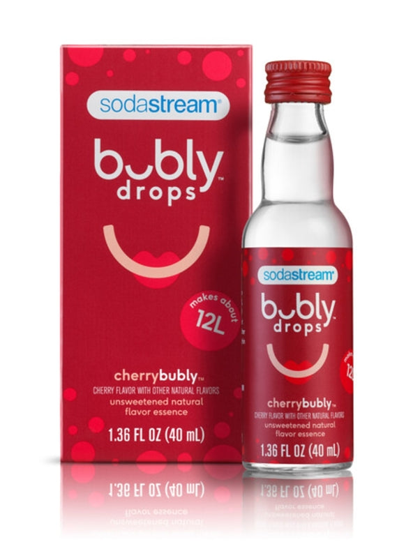 Sodastream 1025225010 Soft Drink, Cherry Flavor, 40 mL Bottle