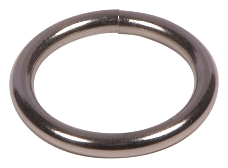 Ben-Mor 71002 Round Ring, 1-1/2 in Dia Ring, Steel, Nickel-Plated
