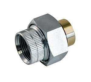 aqua-dynamic 168-003 Dielectric Union, 1/2 in, Female x Solder, Steel