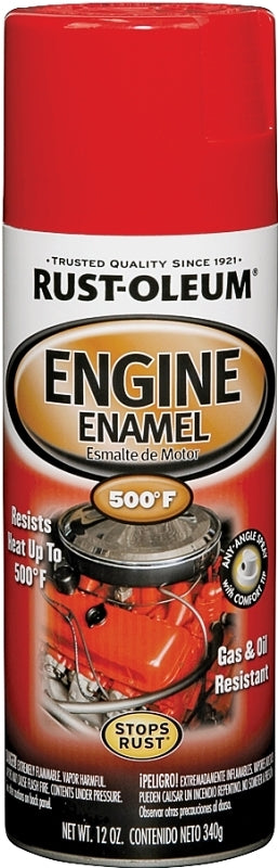 Rust-Oleum Automotive 248948 Engine Spray Paint, Ford Red, 12 oz, Can