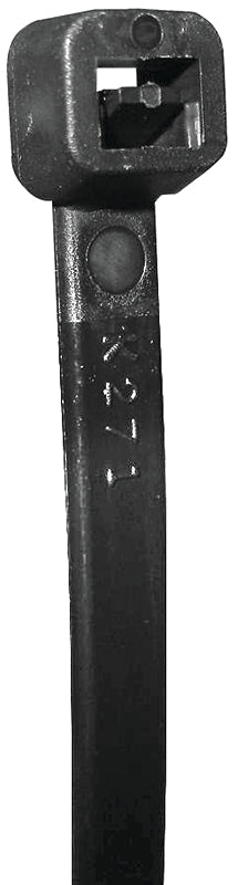 Tradeselect CTS145WP500 Cable Tie, 3.78 in Max Bundle Dia, Nylon, Black