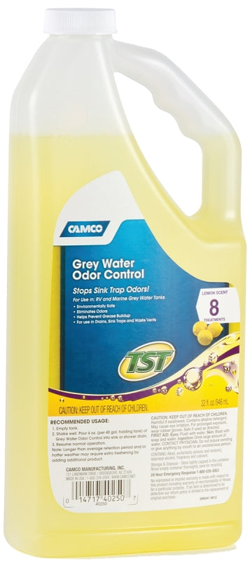 TST 40250 Water Odor Control, 32 oz Bottle, Liquid, Lemon