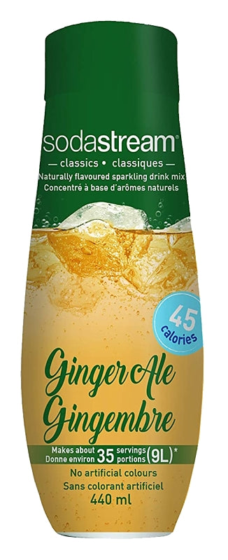 Sodastream 1424201011 Sparkling Drink Mix, Soda, Ginger Ale Flavor, 440 mL Bottle