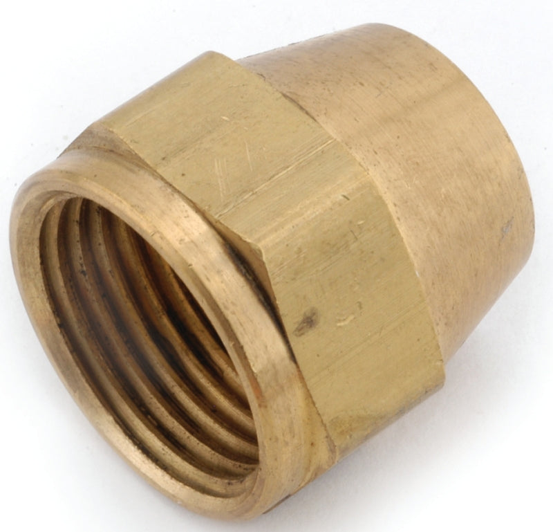 Anderson Metals 754014-05 Short Nut, 5/16 in, Flare, Brass