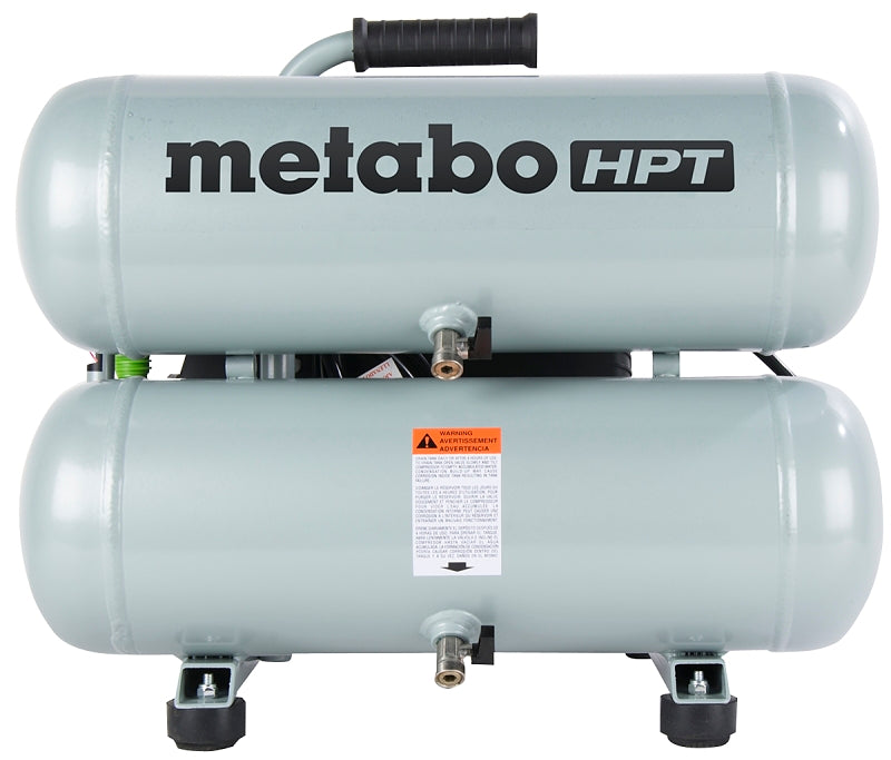 Metabo HPT EC99SM Portable Electric Air Compressor, Tool Only, 4 gal Tank, 2 hp, 120 V, 105 psi Pressure, 1 -Stage