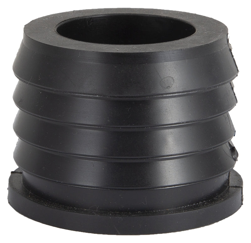 ProSource Hub Donut, 2 x 1-1/2 in, Compression, PVC, Black