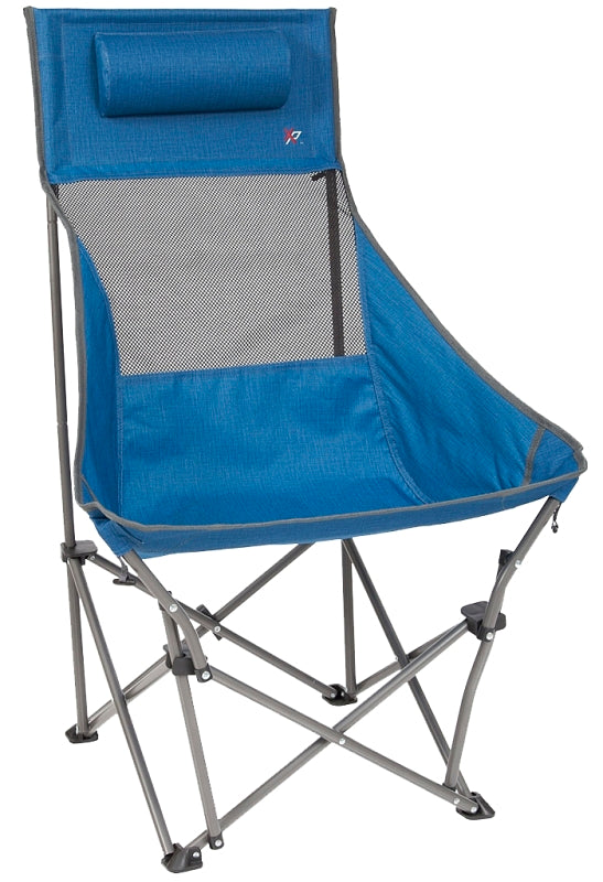 MACSPORTS XP Series XP-200 Compact Camping Chair, 25 in W, 26 in D, 40 in H, Steel Frame