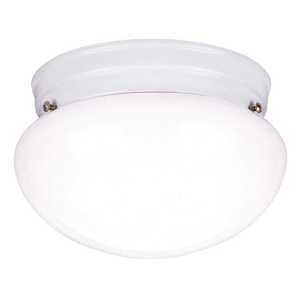 Westinghouse 66699 Ceiling Light Fixture, White Shade, 1-Lamp, White Fixture