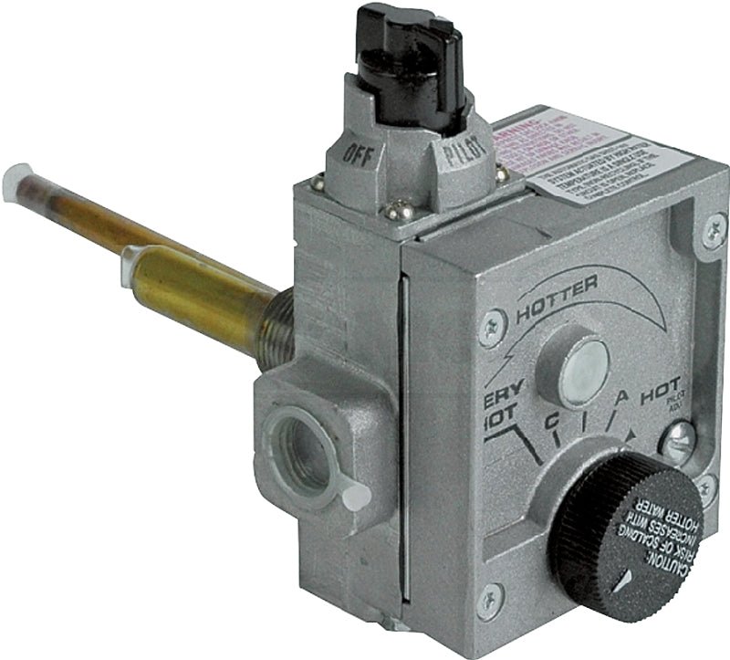Camco White Rodgers 08401 Gas Control Valve, 1/2 in Connection, NPT x Inverted Flare