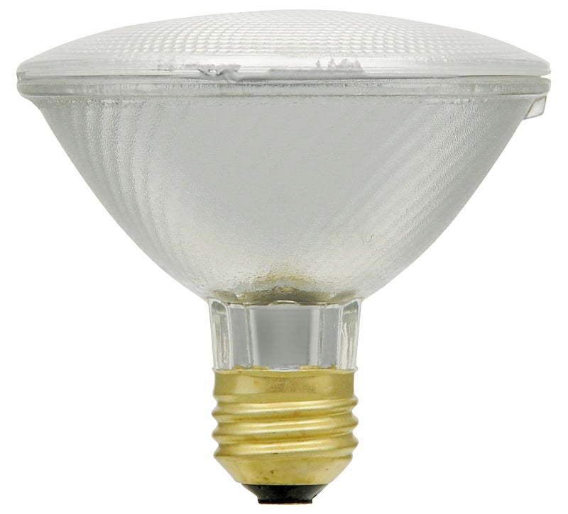 Sylvania 17198 Halogen Reflector Lamp, 60 W, Medium E26 Lamp Base, PAR30 Lamp, Bright White Light, 1070 Lumens