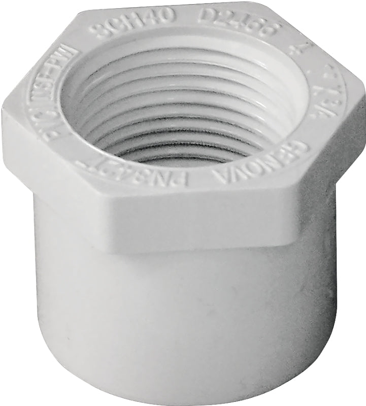 Xirtec 140 435725 Reducing Bushing, 1 x 3/4 in, Socket x FPT, PVC, SCH 40 Schedule