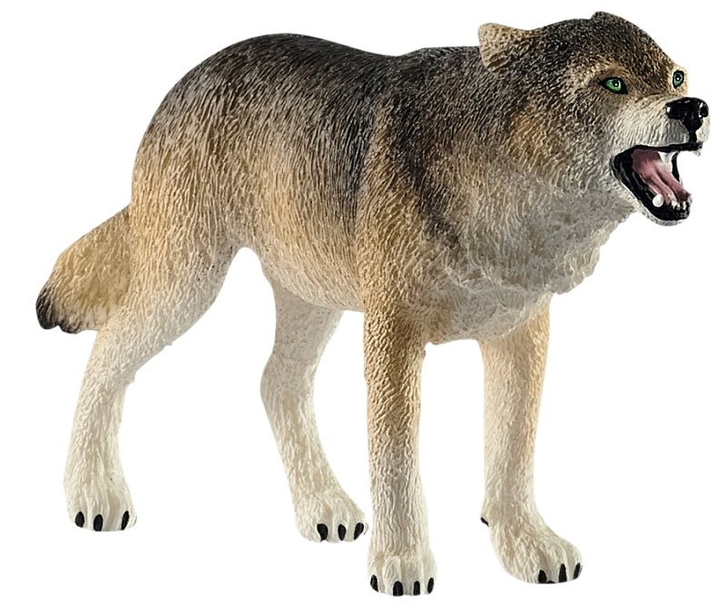 Schleich-S Wild Life Series 14821 Howling Toy, 3 to 8 years, L, Wolf, Plastic