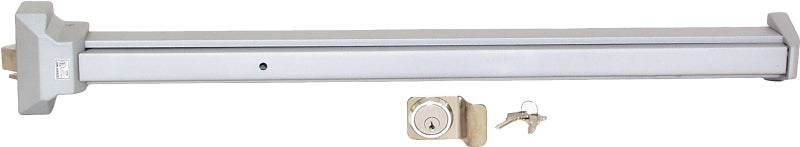 ProSource 8000-80NLS-AS Panic Bar, 32-1/2 in W, Stainless Steel/Steel/Zinc Alloy, Powder Coated, 1-3/4 in Thick Door