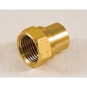 aqua-dynamic 9972-134 Pipe Adapter, 1/2 x 3/4 in, FPT x Compression, Brass