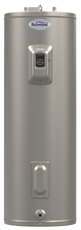 Richmond Essential Series 6EM40-DCG Medium Electric Water Heater, 240 VAC, 4500 W, 40 gal Tank, 0.93 Energy Efficiency