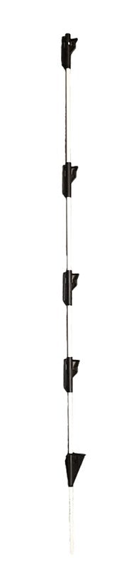 Gallagher A648 Step-In Post with Clips, 4 in OAH, Fiberglass