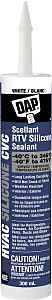 DAP 7079874328 RTV Silicone Sealant, White, 24 hr Curing, -18 to 38 deg C, 300 mL Cartridge