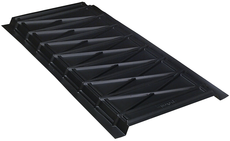 ProVent UPV22480 Roof Ventilator, 48 in OAL, 22 in OAW, 26 sq-in Net Free Ventilating Area, Plastic, Black