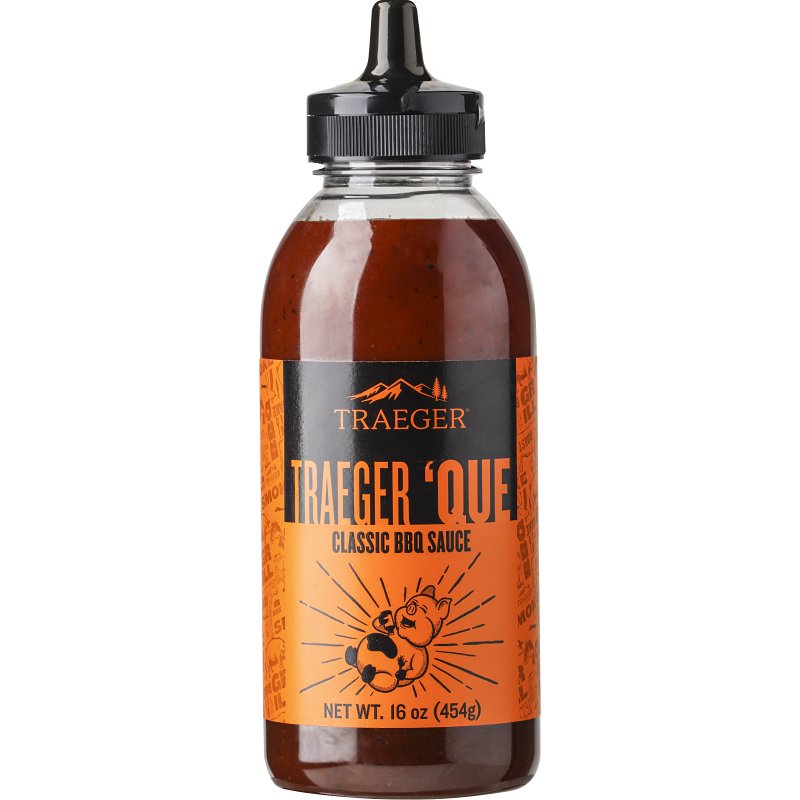 Traeger SAU063 Que Savory BBQ Marinade, BBQ, Savory, 16 oz, Bottle