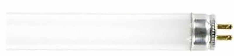 GE 15986 Light Bulb, 6 W, T5 Lamp, G5 Miniature Bi-Pin Lamp Base, 295 Lumens, 4100 K Color Temp, Cool White Light