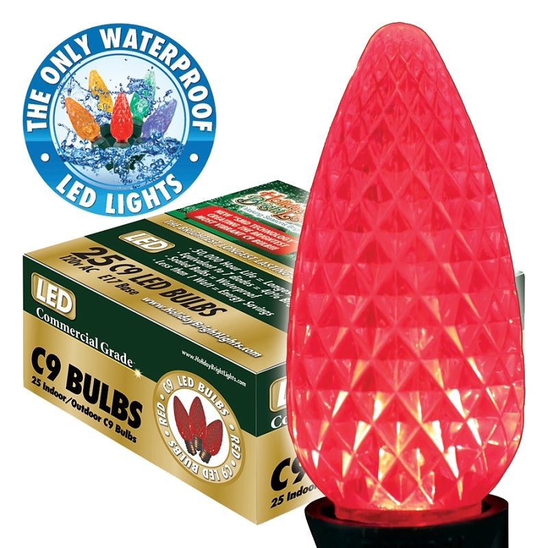 BULB SMD C9 LED RED BX25