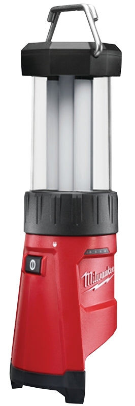 Milwaukee 2362-20 Lantern/Flood Light, LED Lamp, Plastic, Red