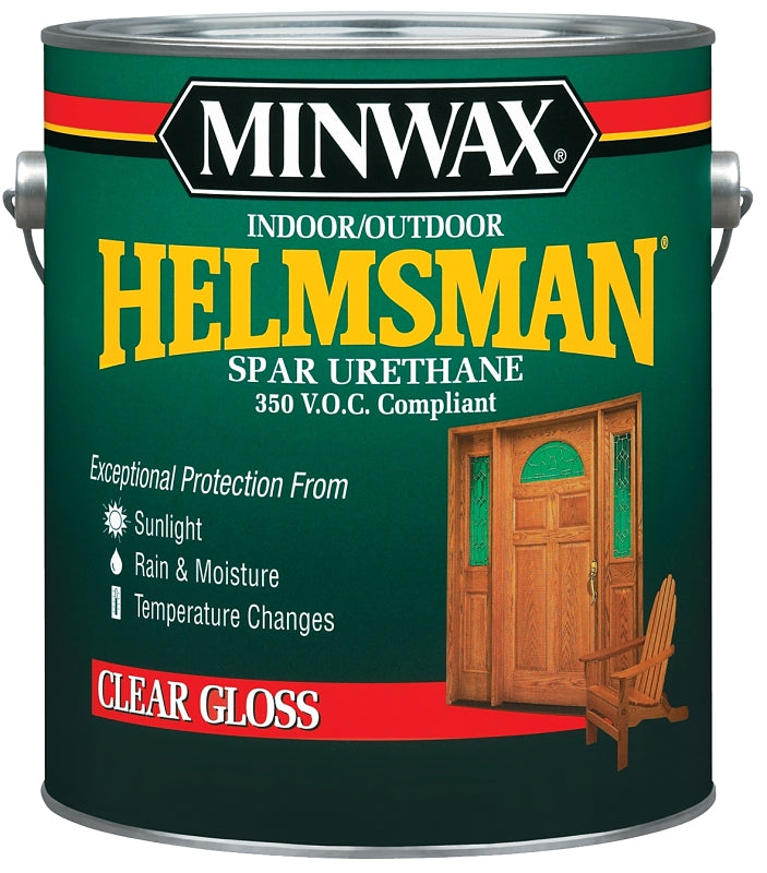 Minwax Helmsman 132150000 Spar Urethane Paint, Gloss, Liquid, 1 gal, Pail
