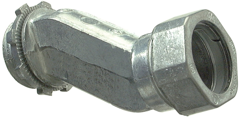 Halex 03907 Offset Connector, 3/4 in, Zinc