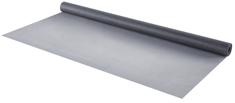 M-D 14117 Screen Mesh, 25 ft L, 3 ft W, Fiberglass, Silver Gray