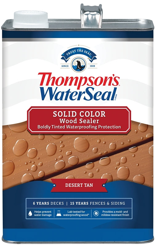 Thompson's WaterSeal TH.091701-16 Waterproofing Stain, Desert Tan, 1 gal