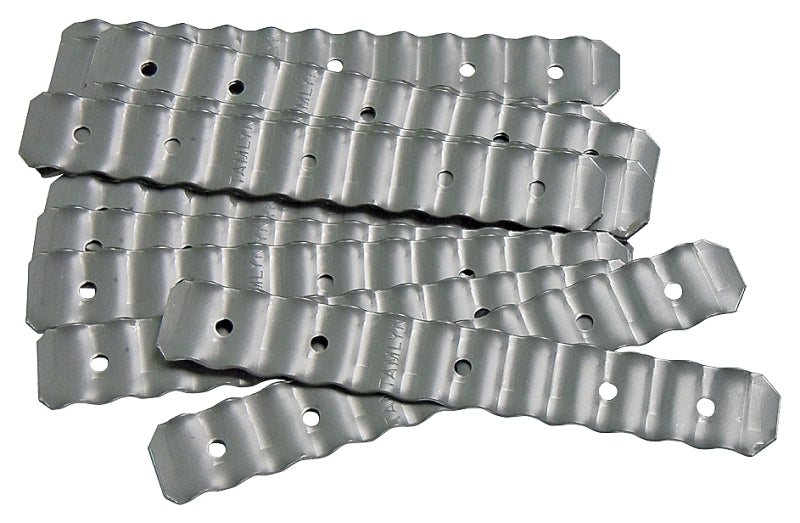 Tamlyn BT22SP K-Style Gutter Connector, 6-3/8 in L, 7/8 in W, Carbon Steel