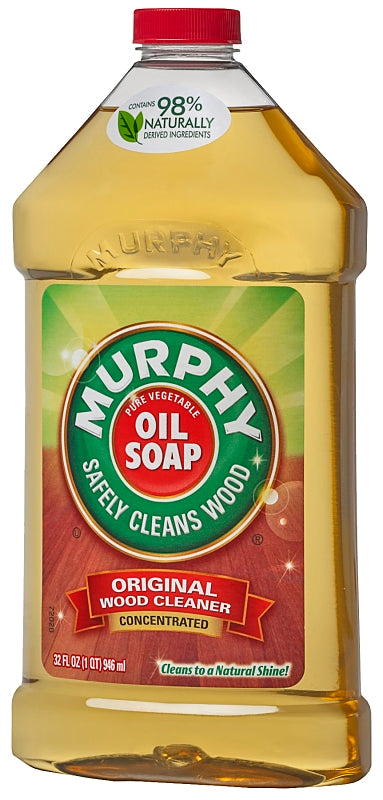 MURPHY OIL SOAP 1163 Oil Soap, 32 oz Bottle, Liquid, Citrus, Amber