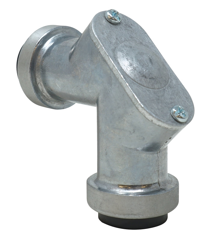 Southwire SIMPush 65071701 Pull Elbow, 1/2 in Push-In, Metal