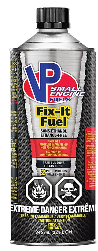 VP Racing Fuels Fix-It-Fuel 66351 Small Engine Fuel, Aromatic Hydrocarbon, 1 qt Bottle