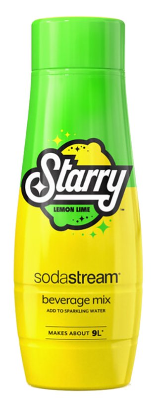 Sodastream Starry 1924225010 Drink Mix, Liquid, Lemon Lime, 440 mL Bottle