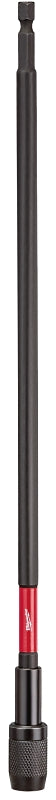 Milwaukee SHOCKWAVE 48-32-4533 Bit Holder, 1/4 in Drive, Hex Drive, 1/4 in Shank, Hex Shank, Steel