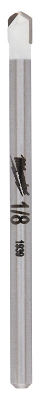 Milwaukee 48-20-8990 Drill Bit, 1/8 in Dia, 2 in OAL, 1/8 in Dia Shank, Round Shank