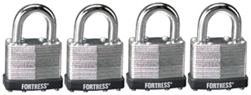 1803Q 1.5IN 4PK KA PADLOCK LAM