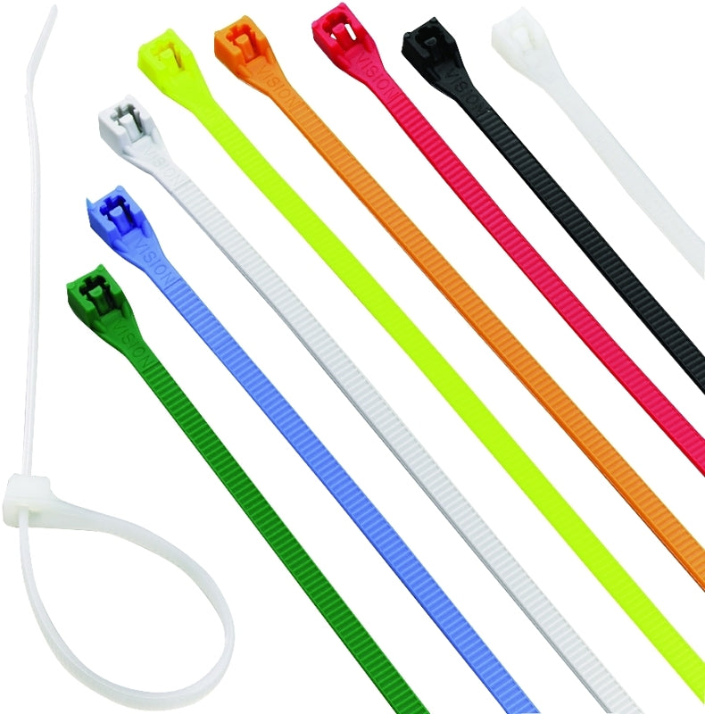73240 ASST COLOR CABLE TIE 4IN