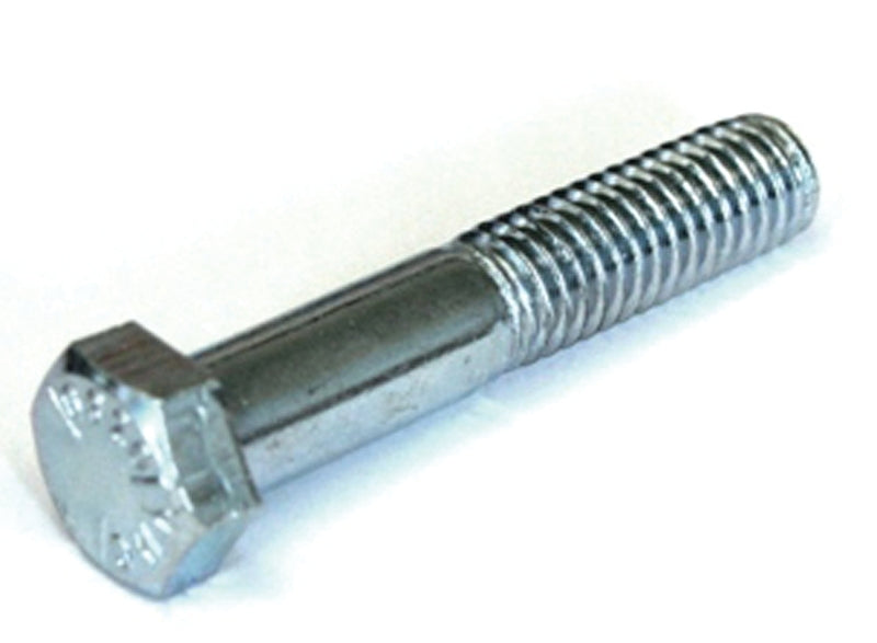 Reliable HC5Z516212L Hex Bolt, 5/16-18 Thread, 2-1/2 in OAL, 5 Grade, Steel, Zinc, Coarse, Partial Thread