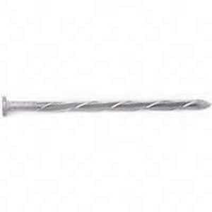 National Nail 00004172 Siding Nail, 10d, 3 in L, Steel, Galvanized, Flat Head, Round, Spiral Shank, 50 lb